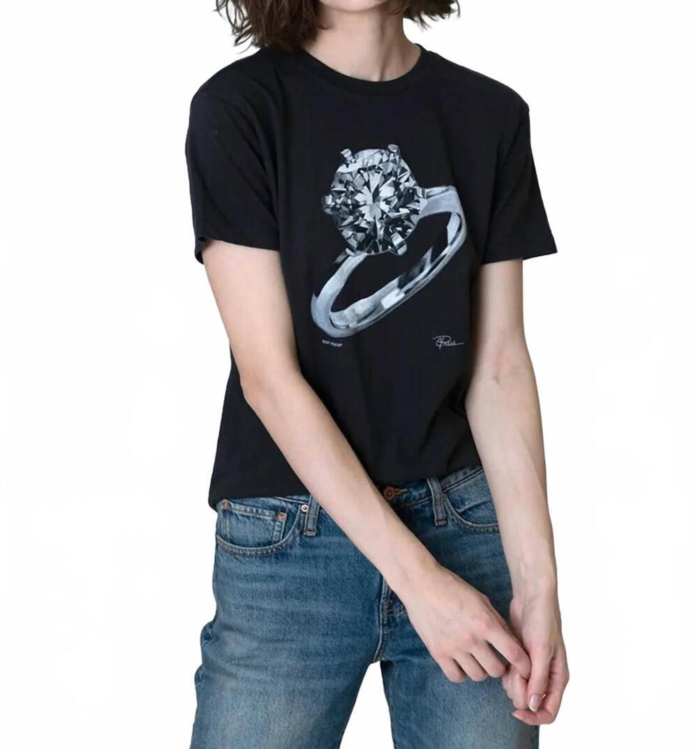 NEW CPRESS STUDIO best friend mushie tee in worn black